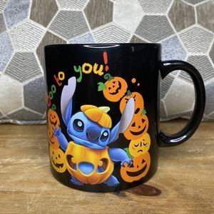 Disney mug halloween pumpkin lilo stitch